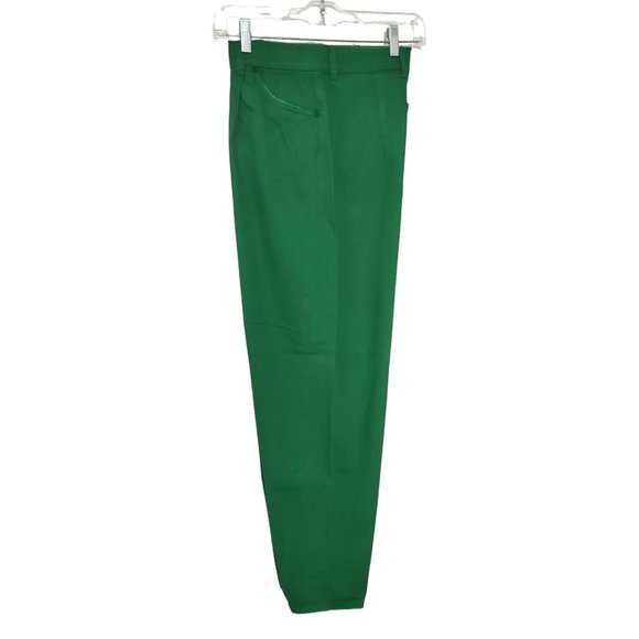 SALE NWT Sandrine Rose X Free People Green Wide Leg Painter Crop Pants Sz 30 - Picture 8 of 11